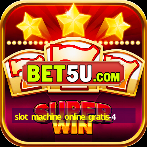 slot machine online gratis